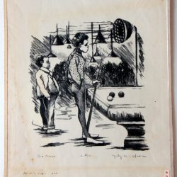 Big Money 1966 Stone Lithograph