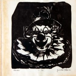 Clown Lithograph by Arlice